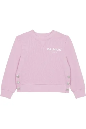 Balmain Logo-print cotton sweatshirt