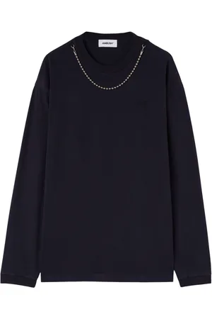 AMBUSH Chain-embellished cotton sweatshirt