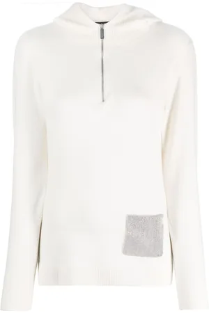Fabiana Filippi Ball-chain embellished hoodie