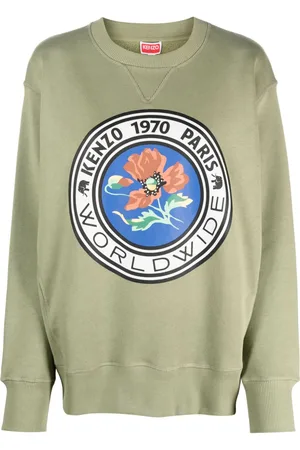 Kenzo Graphic-print cotton sweatshirt