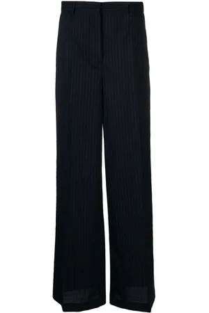 Nº21 Tailored pinstripe-pattern trousers