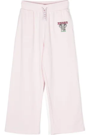 Kenzo Logo-embroidered cotton track pants