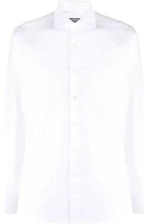 CANALI Long-sleeve cotton shirt
