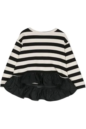 MONNALISA Striped long-sleeve T-shirt