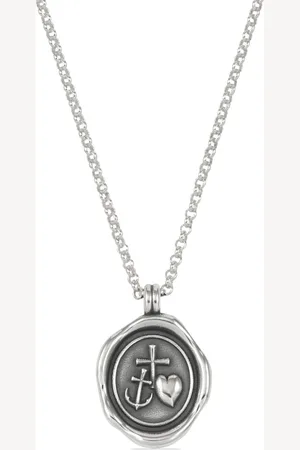 Dower and Hall Hope medallion sterling- necklace