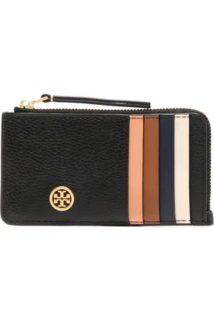 Tory Burch Robinson colour-block zip-fastening wallet