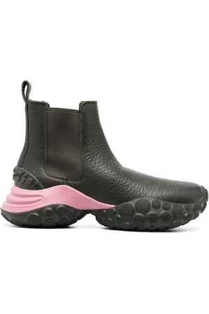 Camper Colour-block panelled leather ankle boots