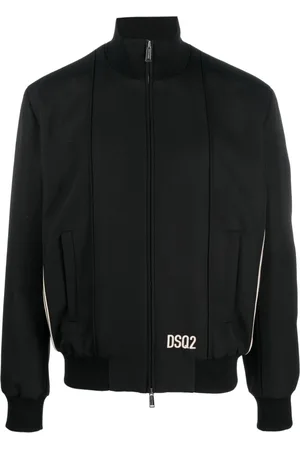 Dsquared2 Stripe-trim bomber jacket