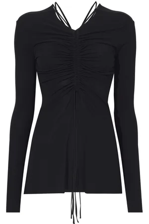 Proenza Schouler Gathered-detail long-sleeve top