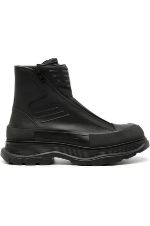 Alexander McQueen Tread Slick 45mm leather boots