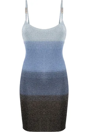 GCDS Striped degradé minidress