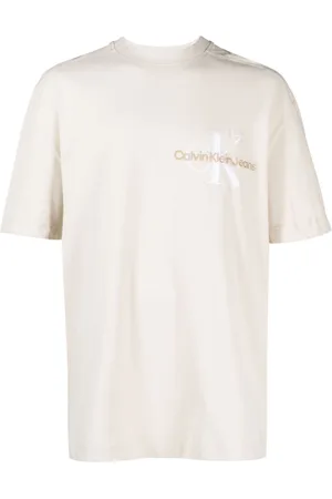 Calvin Klein Logo-embroidery cotton T-Shirt