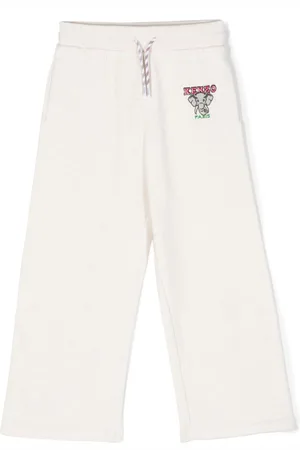 Kenzo Logo-embroidered cotton track pants