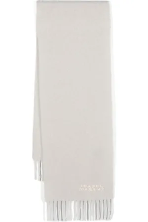 Isabel Marant Firny logo-embroidered scarf