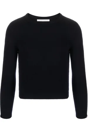 EXTREME CASHMERE Fine-knit cropped jumper