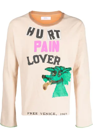 ERL Slogan-print long-sleeve T-shirt