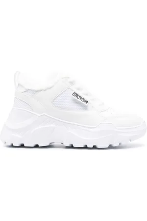VERSACE Speedtrack fur-lining sneakers
