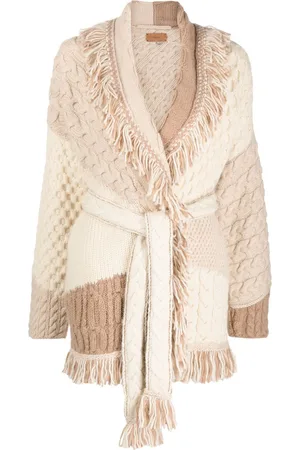 Alanui Talking Glacier wool cardigan