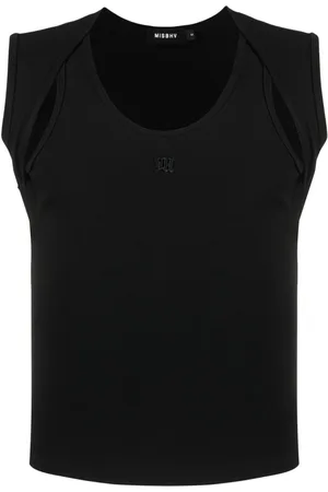 MISBHV Layered-design tank top