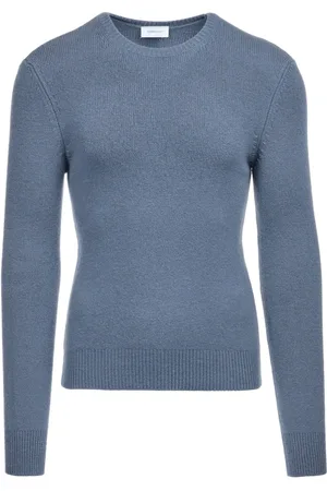 Salvatore Ferragamo Logo-plaque crew-neck jumper