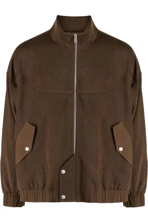 FIVE CM High-neck front-zip jacket