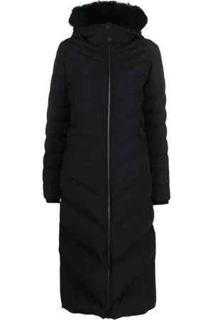 Moose Knuckles Faux-fur hooded padded coat