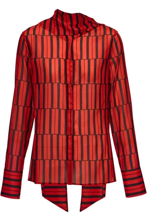 Salvatore Ferragamo Stripe-print long-sleeve shirt