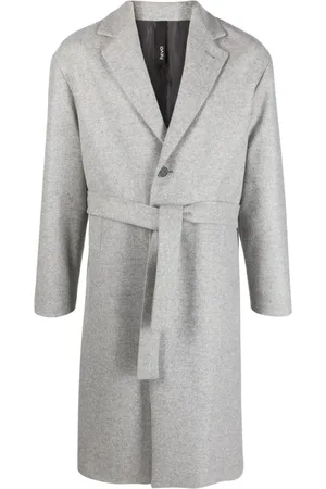 HEVO Cisternino belted single-breasted coat