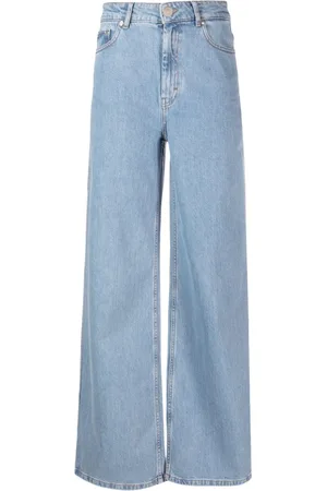 Gestuz Mid-rise wide-leg jeans