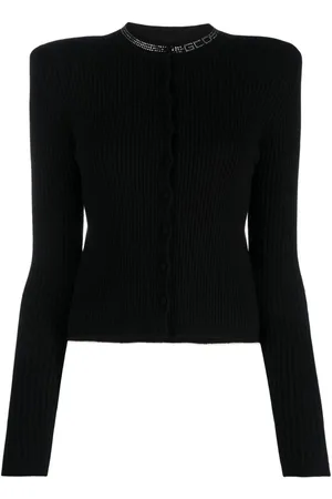 GCDS Bling Mini ribbed cardigan