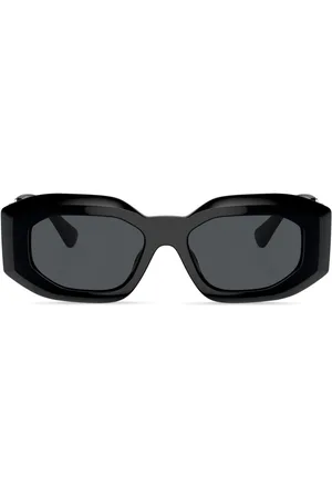 VERSACE Medusa geometric-frame sunglasses