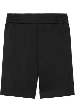 Burberry Check-print panelled shorts