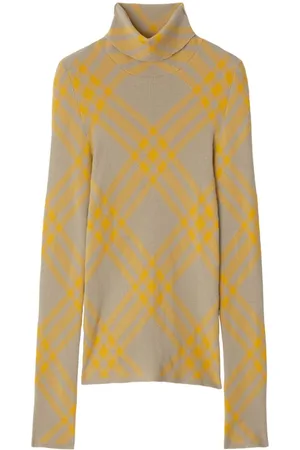 Burberry Checked wool-blend jumper