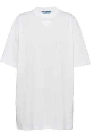 Prada Triangle-logo jersey T-shirt
