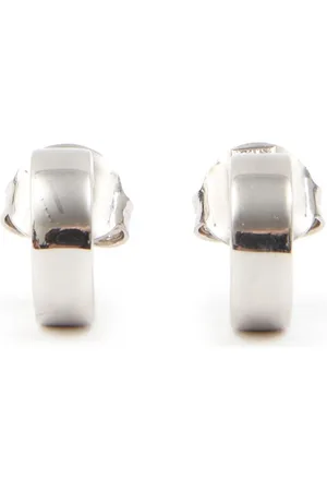 Maison Margiela Numeric engraved hoop earrings