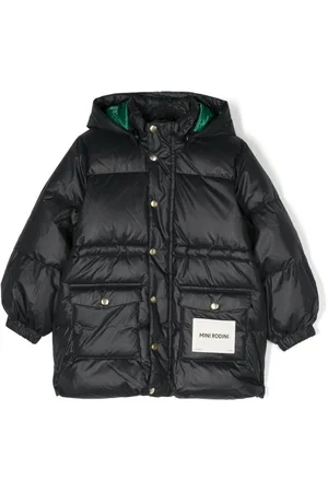 Mini Rodini Logo-patch padded jacket