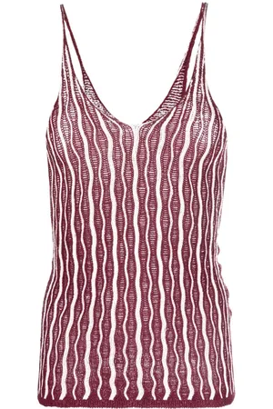 Isa Boulder Cactus U-neck knitted top
