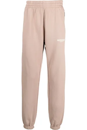 Represent Logo-print cotton track pants