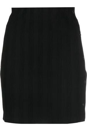 Calvin Klein Logo-patch cotton skirt