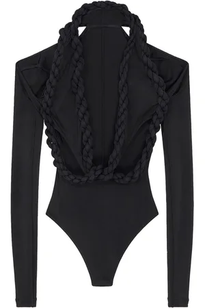Stella McCartney Cut-out braided bodysuit