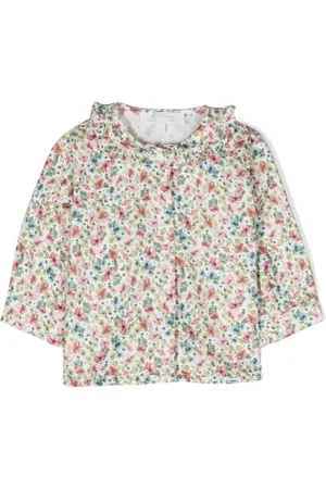 Mariella Ferrari Floral-print cotton blouse
