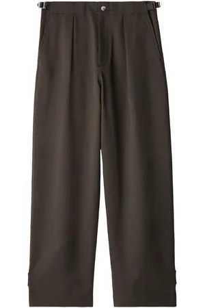Burberry Straight-leg cotton trousers