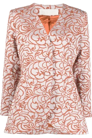 Destree Bridget jacquard single-breasted jacket