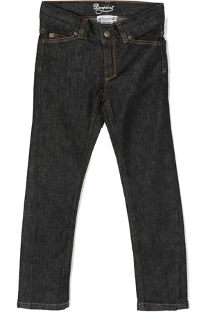 BONPOINT Logo-patch straight-leg jeans