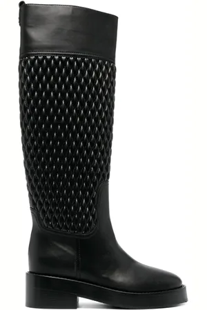 Casadei Dome quilted riding boots