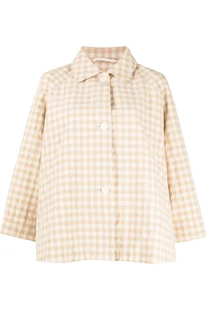 CASEY CASEY Dries gingham-check shirt jacket