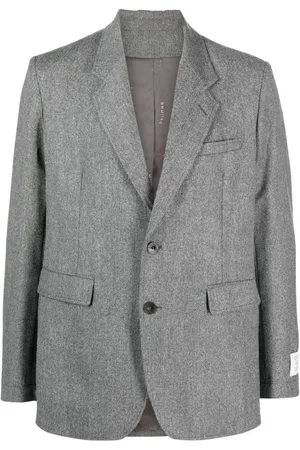 Etudes Plane Fannel single-breasted blazer