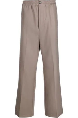 Ami Straight-leg elastic-waist trousers