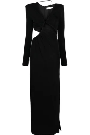 Misha Haruko cut-out gathered gown