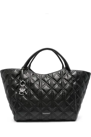 Emporio Armani Oversized quilted tote bag